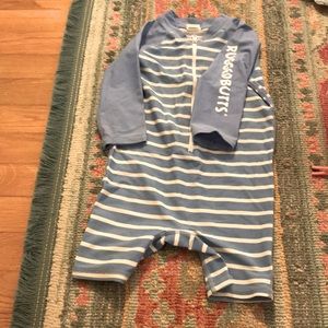 Long sleeved swim suit